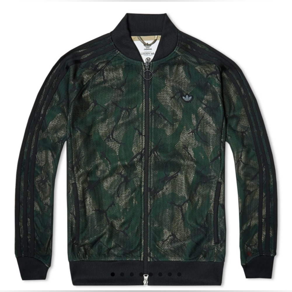 Adidas Originals Men’s XL Camo Track Jacket w/ highly textured Mesh Shell.